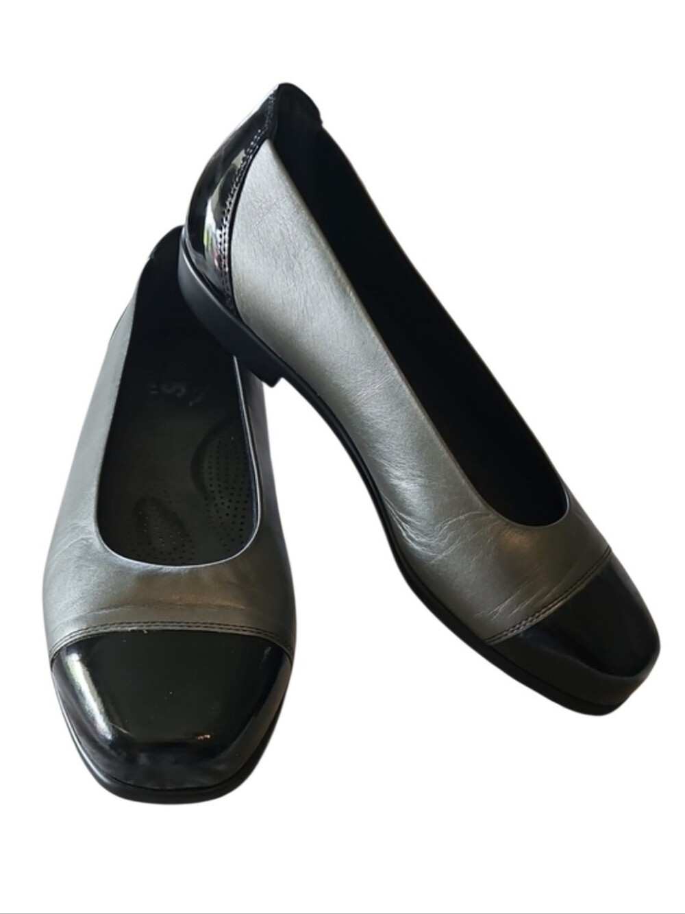 SAS Coco Tripad Comfort Foot Bed Black/Gray Flats Size 10.5W